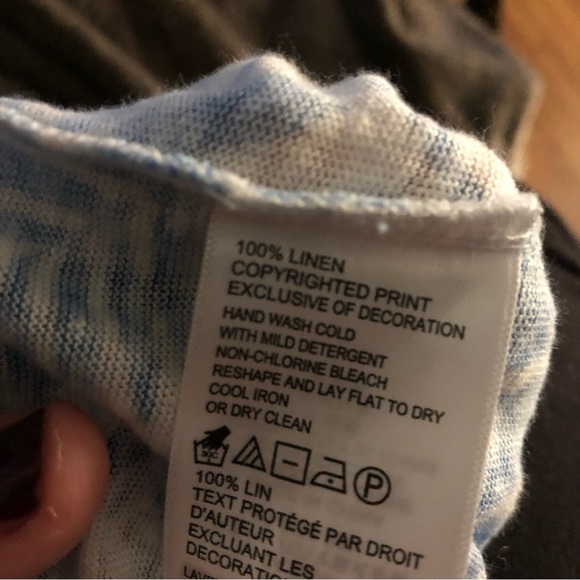 Tommy Bahama Women's Frond Of A Frond Linen T-Shirt size medium - Picture 6 of 8